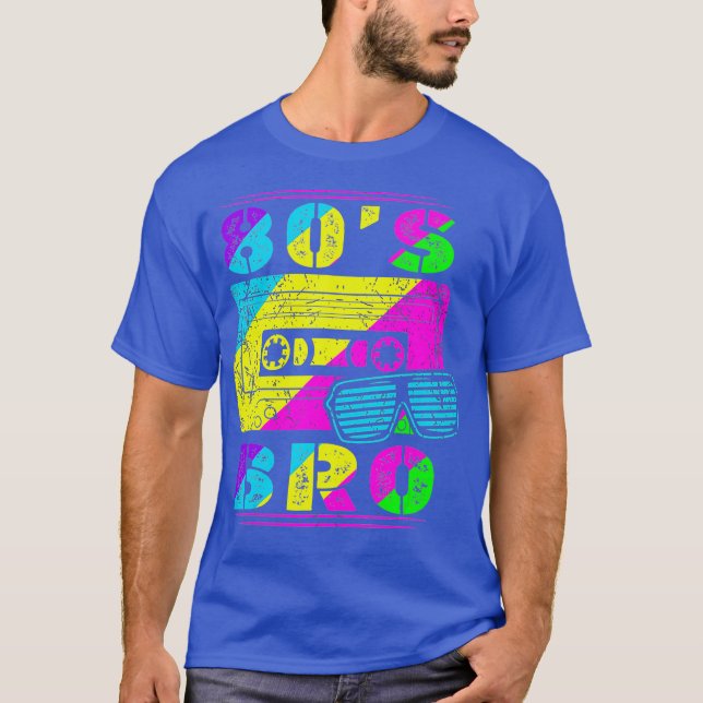 Camiseta Fita Retroativa Bro Party 80s 80s DJ Party Goer (Frente)