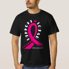 Camiseta Fita Rosa apoio ao cancer de mama