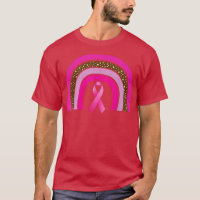 Fita rosa Boho Arco-íris Cancer Advertência M