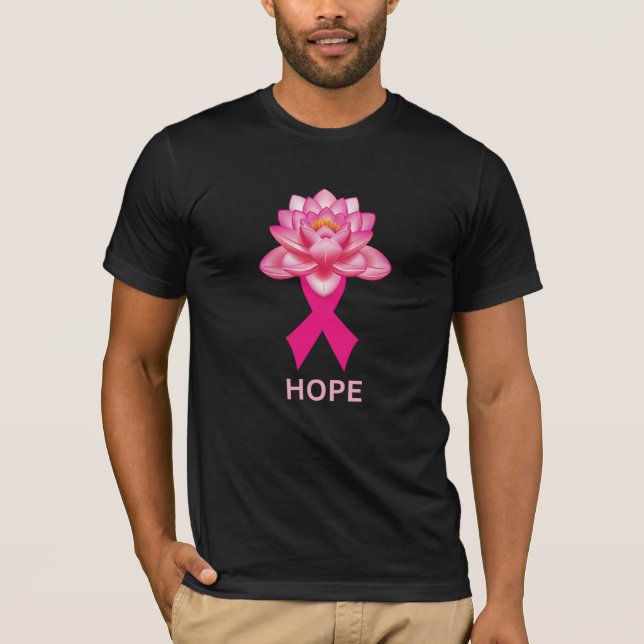 Camiseta Fita Rosa com Lotus Hope (Frente)