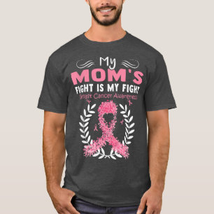 Camiseta Fita rosa de consciência do Cancer mama Filha W