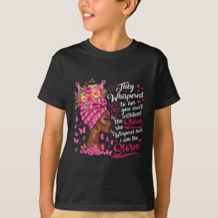 Camiseta Fita Rosa do Guerreiro do Cancer de Mama Eu sou a 