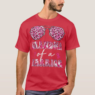 Camiseta Fita Rosa Óculos De Sol Vovó De Cancer Da Mama