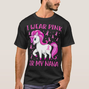 Camiseta Fita Rosa Unicórnio Eu Visto Rosa Para O Mato De N