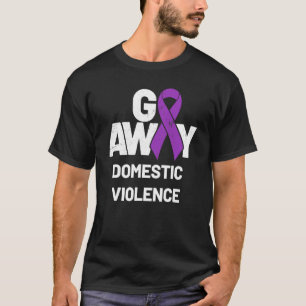Camiseta Fita Roxa Conscientização Nacional da Violência D