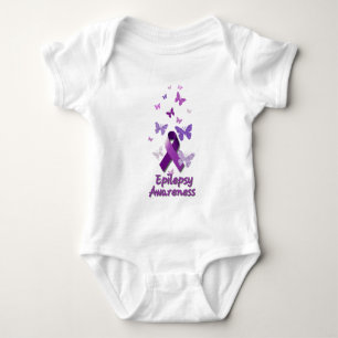 Camiseta Fita roxa da consciência: Epilepsia
