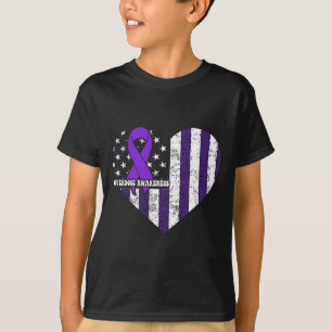 Camiseta Fita Roxa de Conscientização sobre Superdose Depen