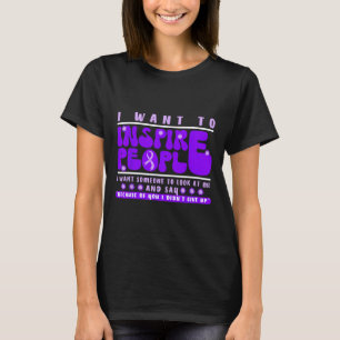 Camiseta Fita Roxa de Conscientização sobre Superdose Depen