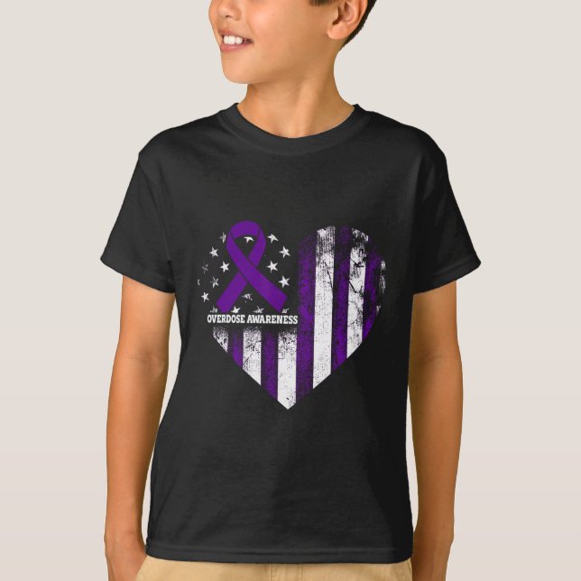 Camiseta Fita Roxa de Conscientização sobre Superose Depend (Frente)