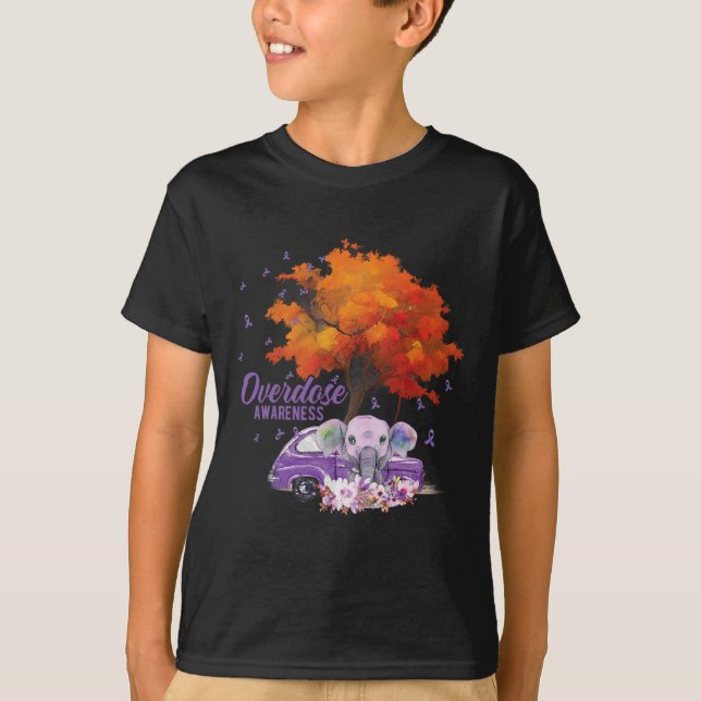 Camiseta Fita Roxa de Conscientização sobre Superose Depend (Frente)