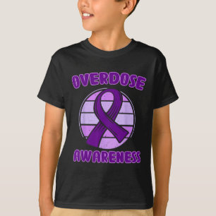Camiseta Fita Roxa de Conscientização sobre Superose Vício