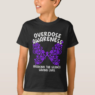 Camiseta Fita Roxa de Conscientização sobre Superose Vício