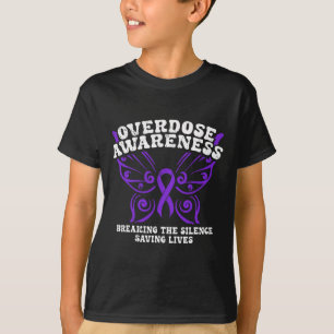 Camiseta Fita Roxa de Conscientização sobre Superose Vício