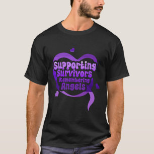 Camiseta Fita Roxa de Conscientização sobre Superose Vício
