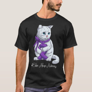 Camiseta Fita Roxa do Mês Nacional de Conscientização sobre