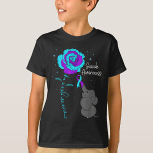 Camiseta Fita Roxa e Verde-Limão de Conscientização sobre P