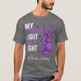 Camiseta Fita Roxa Madrasta Sobredose Conscientização Manga