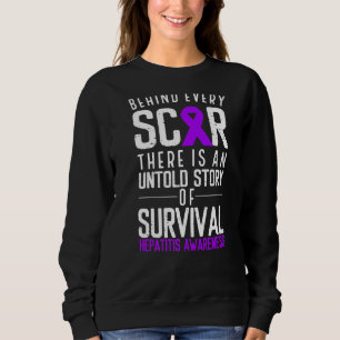 Camiseta Fita Roxa Por Trás Da Fatura Autoimune Hepatitisaw