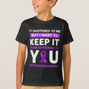 Camiseta Fita Roxa. Sensibilização para a Sobredosagem 4