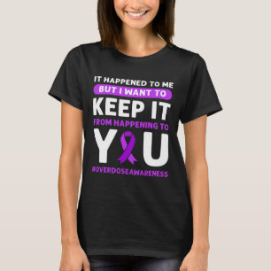 Camiseta Fita Roxa. Sensibilização para a Sobredosagem 4