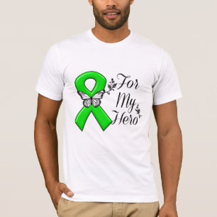 Camiseta Fita verde da consciência para meu herói