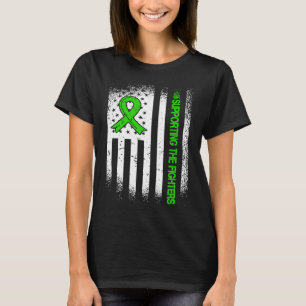 Camiseta Fita Verde De Sensibilização Para A Saúde Mental Q
