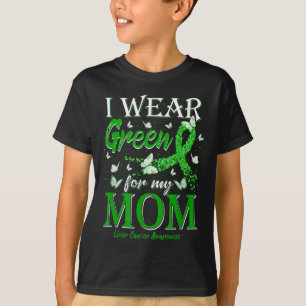 Camiseta Fita Verde Eu Visto Verde Para O Meu Câncer de fig