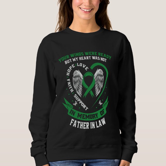 Camiseta Fita Verde Perda de Sogro Doença Renal (Frente)