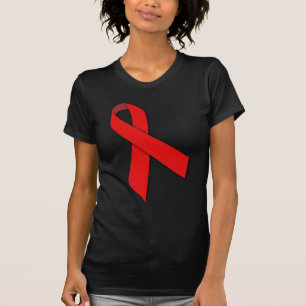 Camiseta Fita vermelha da solidariedade das pessoas que
