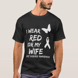 Camiseta Fita Vermelha de Consciencialização da Doença Card