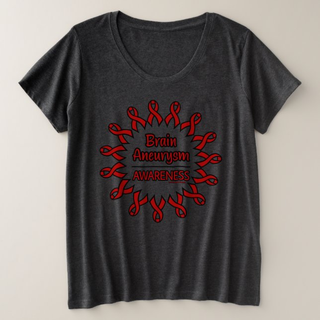 Camiseta Fitas/Círculo...Aneurismo cerebral (Frente do Design)