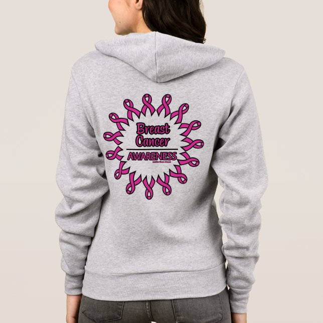 Camiseta Fitas/Círculo... Cancer da mama (Verso)