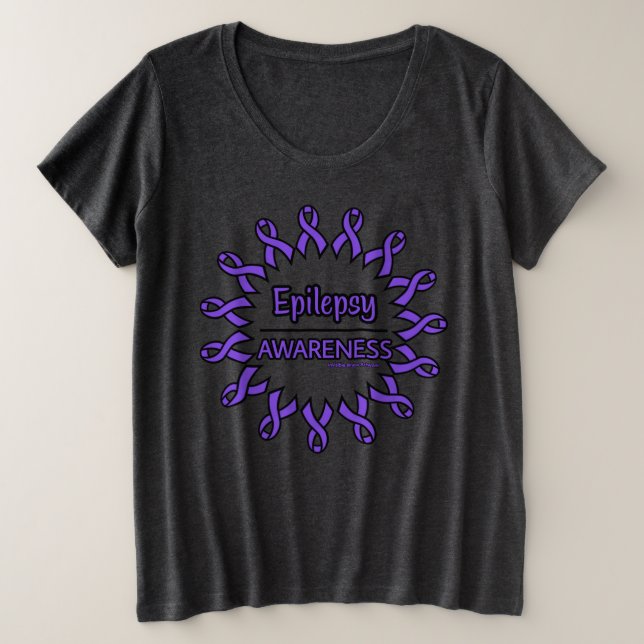 Camiseta Fitas/Círculo...Epilepsia (Frente do Design)