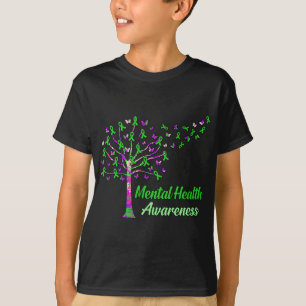 Camiseta Fitas de Árvore de Sensibilização para a Saúde - G