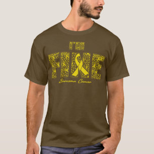 Camiseta Fitas De Conhecimento Do Cancer Sarcoma Nesta Famí