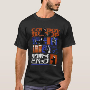 Camiseta Fitas De Cow Bebop Kanji