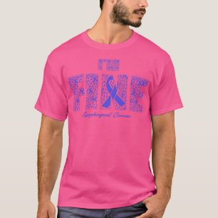 Camiseta Fitas De Sensibilização Para O Cancer Esofágico Ne