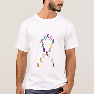 Camiseta fitas do Multi-cancer