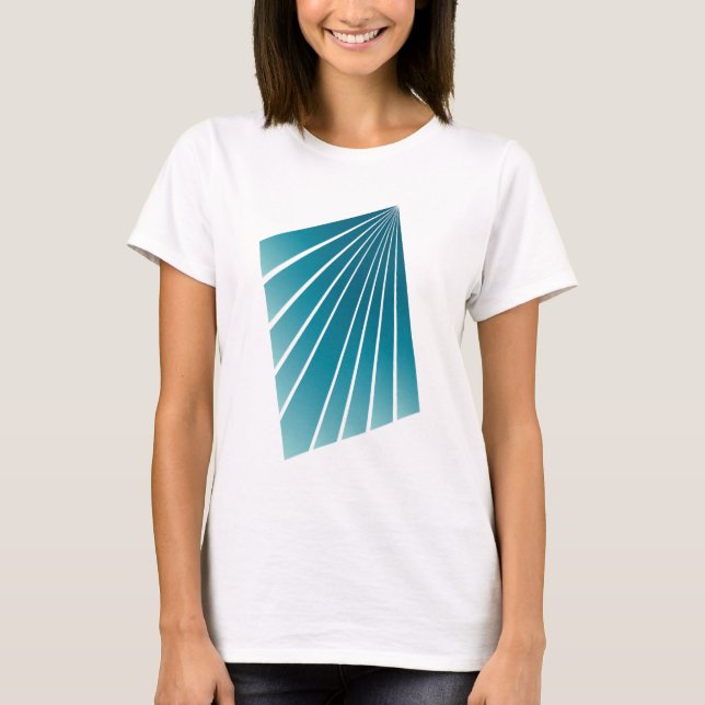 Camiseta Fitas turquesa (Frente)