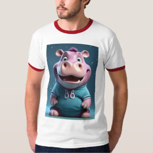 Camiseta Fitopotamus Fab: Sorrisos, Estilo e Fortaleza Doce