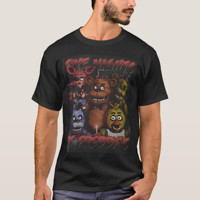 Camiseta Five Nights at Freddy's (Frente)