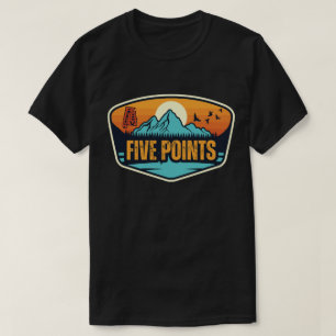 Camiseta Five Points, Alabama