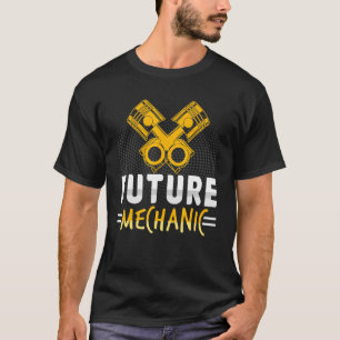 Camiseta Fixação Futura De Automóveis Mecânicos De Engenhei