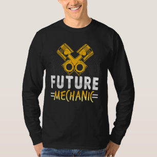 Camiseta Fixação Futura De Automóveis Mecânicos De Engenhei