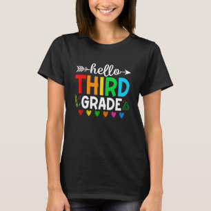 Camiseta Fixe Alô, 3º ano Meninas Escola
