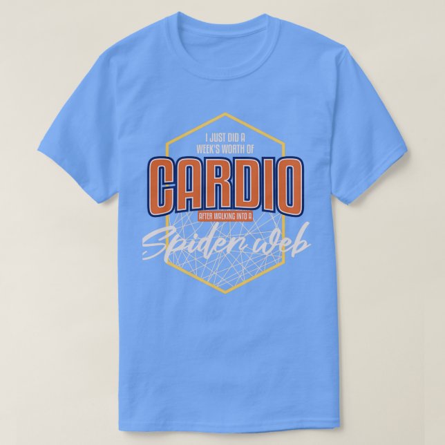 Camiseta Fiz Semanas De Cardio Depois De Entrar No Spi (Frente do Design)