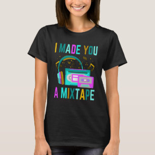 Camiseta Fiz-te uma cassete Vintage Costume Retro Mixtape