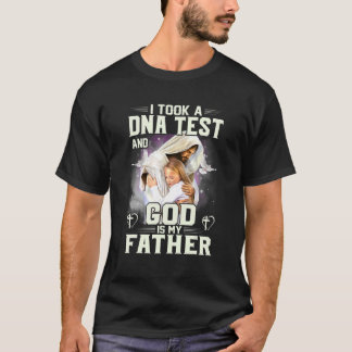 Camiseta Fiz Um Teste De DNA E Deus É Meu Pai Tee Christi