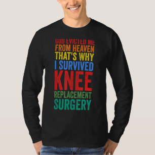 Camiseta Fiz Uma Cirurgia De Substituição Do Joelho Sobrevi
