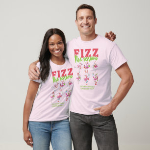 Camiseta Fizz, a Feliz da temporada Flamingo P Mele Kalikim